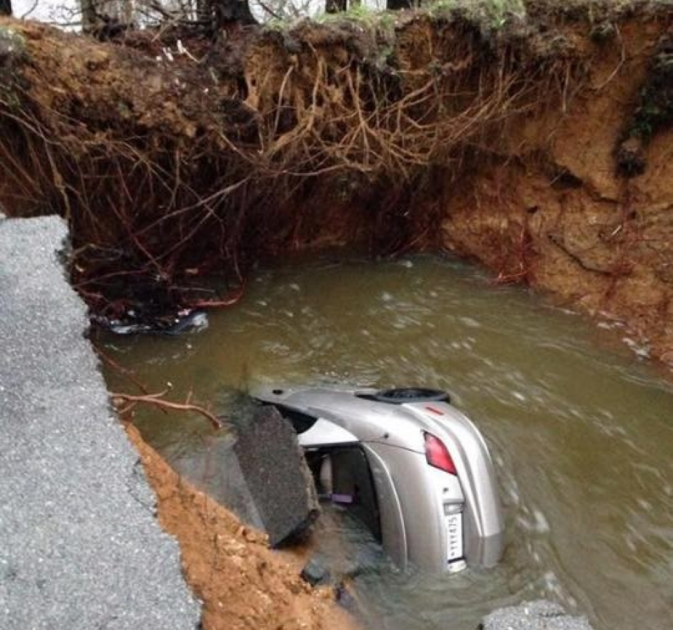 Union Parish road gone