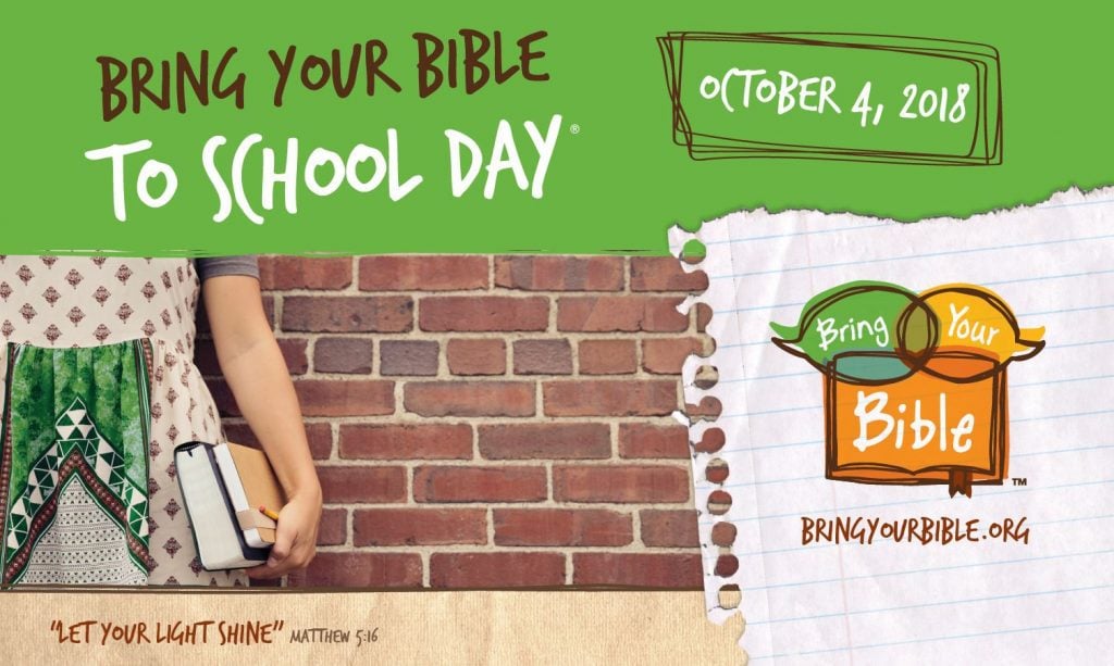 Students urged to take Bibles to school Oct. 4 Baptist Message