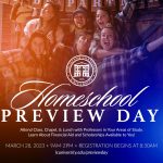 Homeschool Preview Day to be held March 28