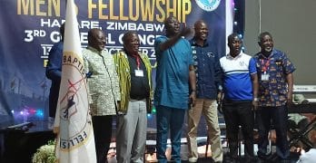 The All Africa Baptist Men’s Fellowship in Zimbabwe meeting featured guest speaker LCU Professor Arthur Mazhambe. Submitted photo