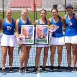 LCU’s nationally ranked tennis team makes history