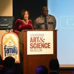 Baton Rouge Mayor Sharon Broome talks during a Pastors' Rally co-sponsored by the Louisiana Baptist Office of Public Policy.
