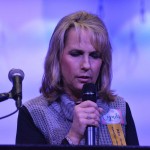 Cyndi Nunn, WMU Director for Sweetwater Baptist Church in Quitman, prays.