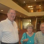 Don Mabry, former Louisiana Baptist Convention missions and ministry director, Glenda Woerner and Elie Woerner, former LBC staff member.
