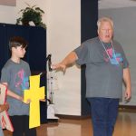 David Anderson, children’s ministry strategist for Louisiana Baptists, presents the plan of salvation.