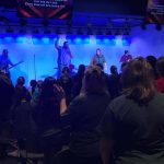 A worship team from central Louisiana leads M-JAM participants in a time of praise.
