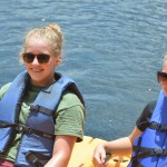 Paddle boats were among the relaxing activities at Champions Camp.