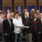 Michael Wood, pastor of First West (back row and last one on the right), was among members of the Young Leaders Advisory Council elected by the Southern Baptist Convention Executive Committee June 11 during a plenary session in Dallas. They are: front left to right, Walter Strickland, Josh Carter, Ashley Clayton, John Green, Jordan Easley, D. August Boto, Ken Weathersby, John Mark Harrison, Nick Floyd. Back row left to right, Davin Benavidez, Devon Bartholomew, Jean Ward, David Evans, Barry Fields, Andrews Herbert and Michael Wood. Van Payne photo