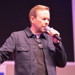 David Edwards prays during a LC chapel message. File photo