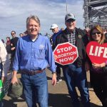 Louisiana Life March CENLA participants make their way to the Alexandria amphitheater.