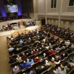 Guests fill the sanctuary of Broadmoor Baptist Church in Shreveport for the Call to Prayer IV.