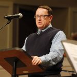 Shaun Armstrong of Grace Baptist Church prays for "Seeking Godly Repentance" during the Call to Prayer IV at Broadmoor Baptist Church in Shreveport.ist Church in Shreveport.