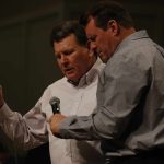 Buddy Hankins, Southside, prays for our leaders to have a healthy fear of the Lord during the Call to Prayer IV at Broadmoor Baptist Church in Shreveport.