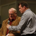 William Valentine, Lakeview, says a prayer asking God to revive our churches during the Call to Prayer IV at Broadmoor Baptist Church in Shreveport.