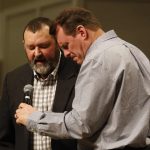 Marvin Cooper, Bethany, says a prayer asking for boldness in sharing the Gospel during the Call to Prayer IV at Broadmoor Baptist Church in Shreveport.