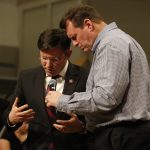 Congressman Mike Johnson, LA Right to Life, gives a prayer for the unborn during the Call to Prayer IV at Broadmoor Baptist Church in Shreveport.