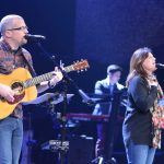 The praise band from First Baptist Church, Covington, leads a time of worship.