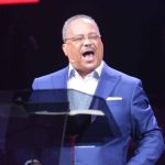Fred Luter, pastor of Franklin Avenue Baptist Church, New Orleans, brings a message. Brian Blackwell photo
