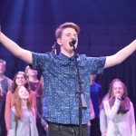 An area student choir leads a time of worship at ECON.