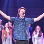 An area student choir leads a time of worship at ECON.