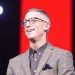 Ed Newton, pastor of the Community Bible Church in San Antonio, Texas, brings a message during Student Night at ECON.