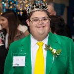 A special guest enjoys a Night to Shine at the Lamar Dixon Expo Center in Gonzales.