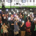 A candlelight vigil opened the first ever Louisiana Life March Southwest in Lake Charles. Louisiana Right to Life photo