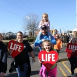 Louisiana Life March Northeast participants declare their love for life.