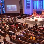 Several hundred woman gathered for the REAL conference Feb. 24, 2019, at First Baptist Church Pineville.