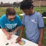 At this year’s M-NOW, teens held a block party at an Alexandria apartment complex as part of an outreach effort by the 75 participants. Holly Jo Linzay photo