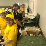 Louisiana Baptist Disaster Relief team members prepared meals that was given out to volunteers, first responders and homeowners impacted by an EF3 tornado in Ruston. Rolling Hills photo