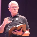 Don Wilton, pastor of the First Baptist Church in Spartanburg, South Carolina, encouraged students to live for Jesus during the opening day of the 2019 Louisiana College fall revival.
