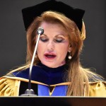 Cheryl Clark, vice president for academic affairs, welcomed students, faculty and guests to Louisiana College's Founders Day.