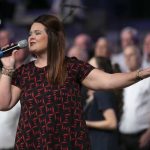 A member of the praise team at Summer Grove Baptist Church in Shreveport sang during a special 50th anniversary celebration of the NWLBA.