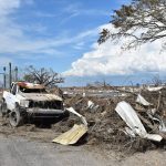 Hurricane Laura destroyed this vehicle and home nearby after the storm passed through Aug. 27. Norm Miller photo/Taken Sept. 12.