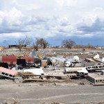 Debris covered what were once homes near Cameron. Norm Miller photo/Taken Sept. 13.