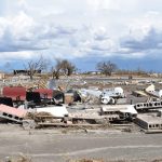 Debris covered what were once homes near Cameron. Norm Miller photo/Taken Sept. 13.