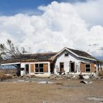 Hurricane Laura knocked out windows at this home near Cameron and Holly Beach. Norm Miller photo/Taken Sept. 12.