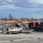 Debris covered where a home in the Holly Beach-Cameron area once stood. Norm Miller photo/Taken Sept. 12.