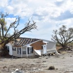 A home near Cameron sustained heavy damage from Hurricane Laura. Norm Miller photo/Taken Sept. 12.