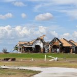 A home near Cameron sustained heavy damage after Hurricane Laura moved through the area Aug. 27. Norm Miller photo/Taken Sept. 12.