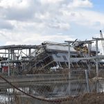 Hurricane Laura left entire structures nearly unrecognizable in Cameron, where the powerful storm made landfall early Aug. 27. Norm Miller photo/Taken Sept. 13.