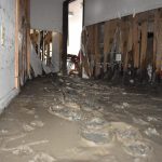 First Baptist Church in Cameron was one of 140 Louisiana Baptist churches across the state damaged by Hurricane Laura. Norm Miller photo/Taken Sept. 12.