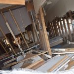 Hurricane Laura caused heavy damage to First Baptist Church in Cameron. Norm Miller photo/Taken Sept. 12.