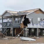 A home in Cameron sustained heavy damage from Hurricane Laura. Norm Miller photo/Taken Sept. 13.
