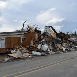 Piles of debris like this in Cameron were a common scene throughout southwest Louisiana, hit hard by Hurricane Laura. Norm Miller photo/Taken Sept. 12.