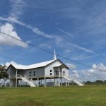 Johnson Bayou Baptist Church escaped major damage from Hurricane Laura. The church was rebuilt twice after multiple hurricanes previously damaged their facility. Norm Miller photo/Taken Sept. 13.