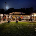 A Southern Baptist Disaster Relief cooking team prepared thousands of meals to needy individuals served at First Baptist Church in DeRidder. Ron Crow photo/Taken Sept. 3.