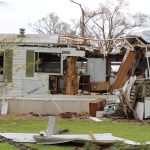 Entire rooms were eliminated from this trailer by Laura. Brian Blackwell photo/Sept. 4.