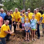 The Mosaic disaster relief team helped the Buckels family in Alexandria clean up their property that received damage from Hurricanes Laura and Delta. Mosaic photo